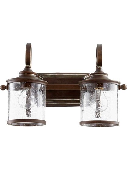 San Miguel 2-Light Vanity in Vintage Copper.